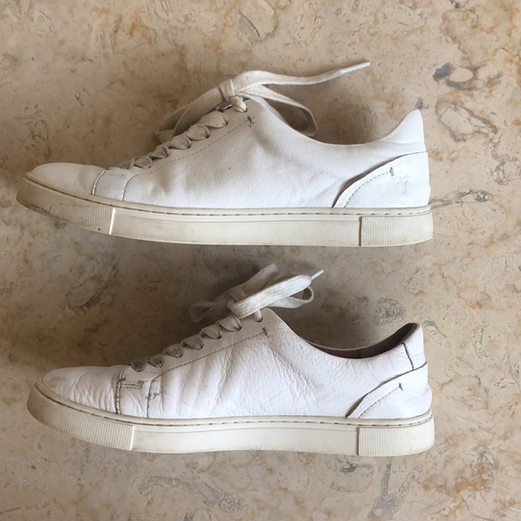 Frye Women’s White Ivy Tennis Sneakers 8.5M - Picture 12 of 15